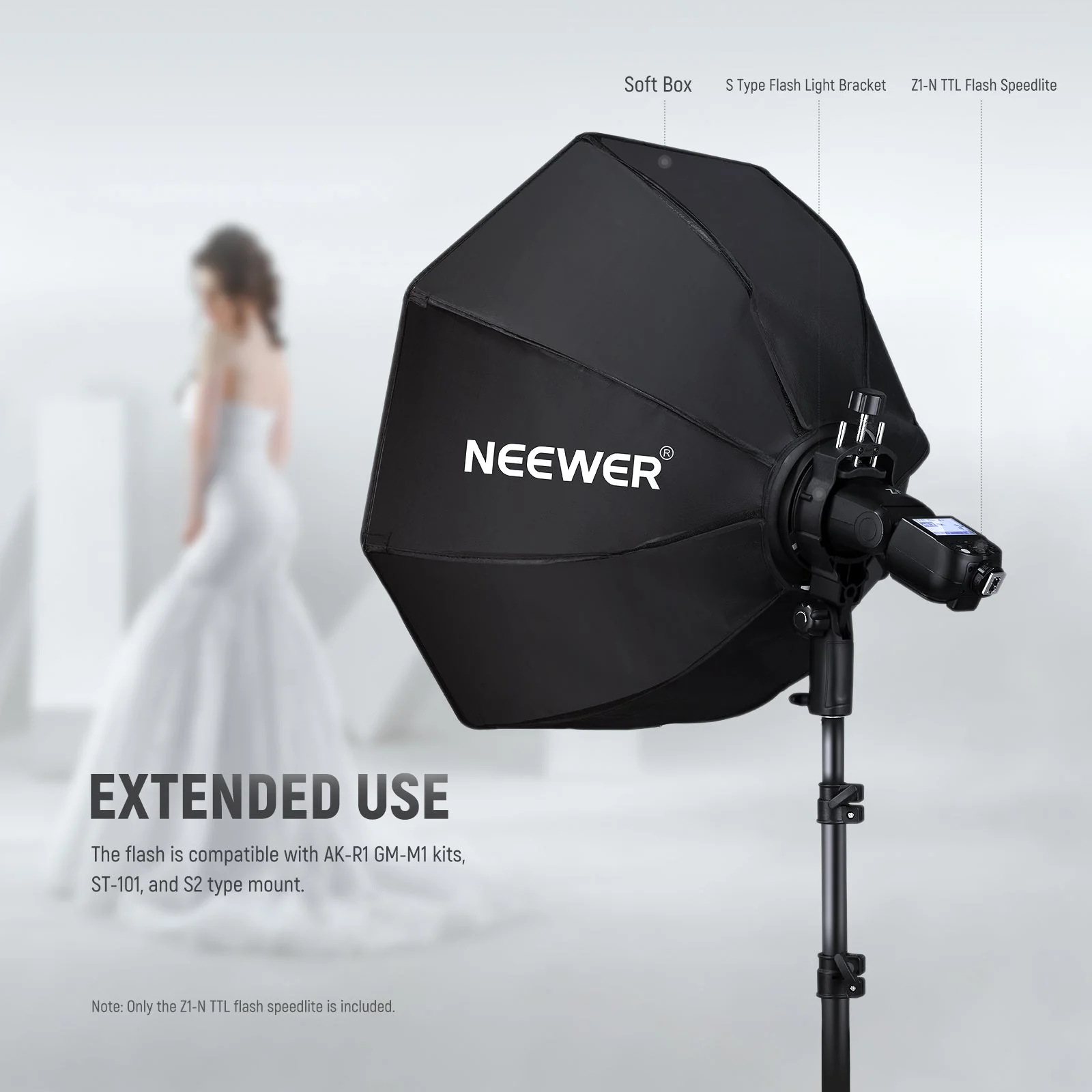 NEEWER Z1-N TTL Round Head Flash Speedlite for Nikon - Image 8