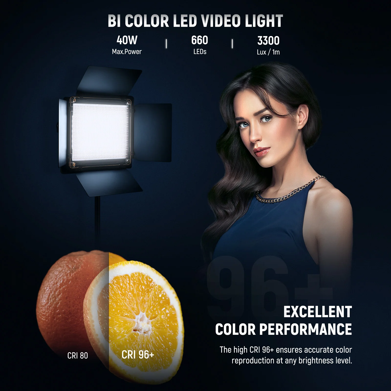 NEEWER NL660 Bi-Color LED Video Light - Image 10