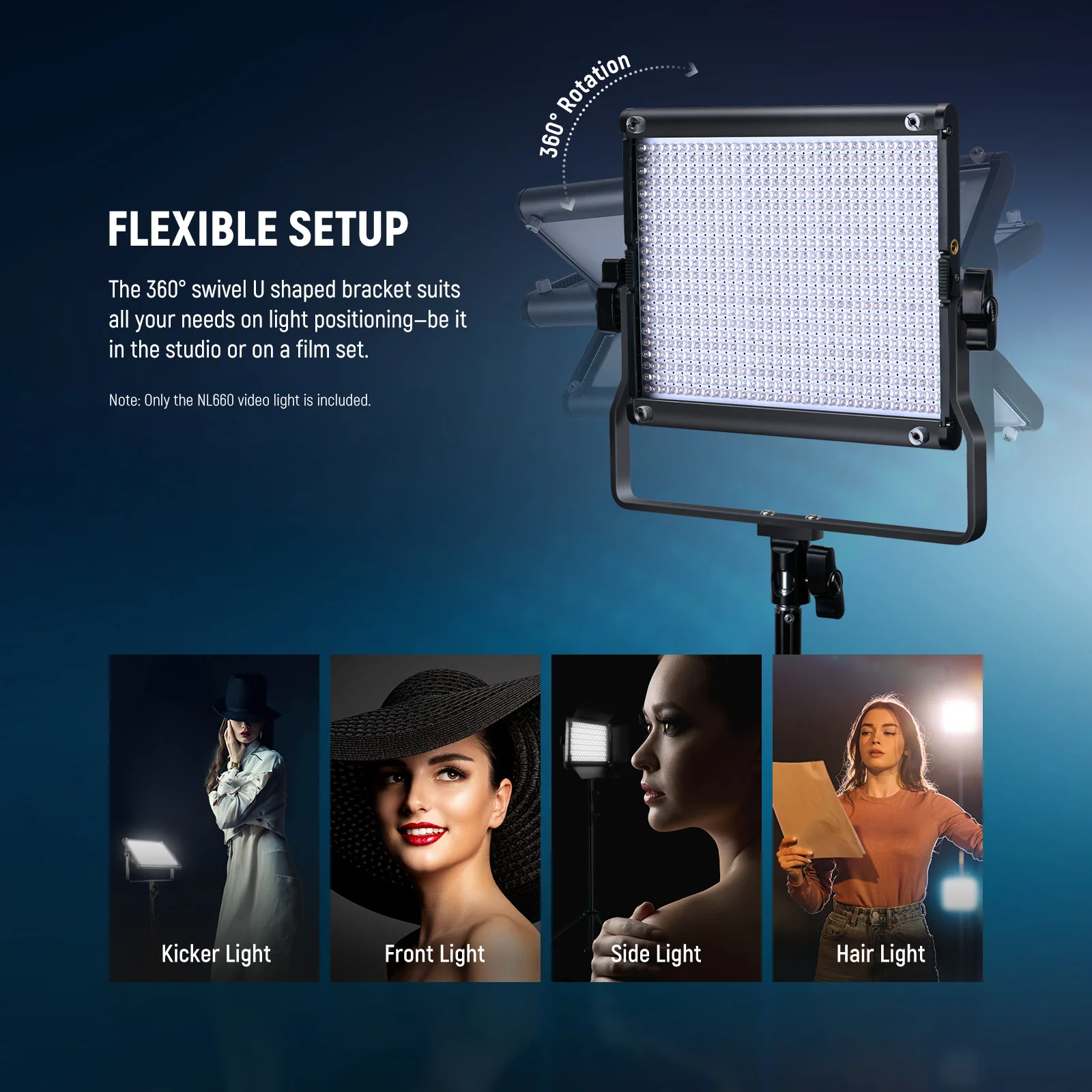 NEEWER NL660 Bi-Color LED Video Light - Image 9