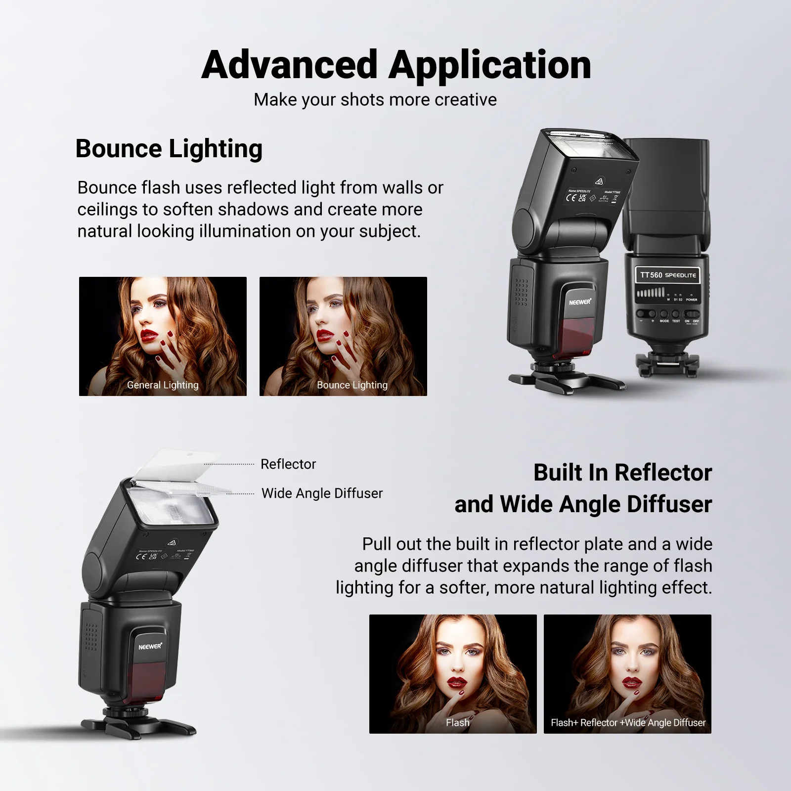 NEEWER TT560 Speedlite Flash For DSLR Cameras - Image 7
